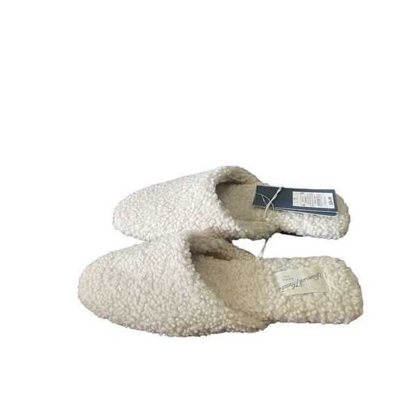 UNIVERSAL THREAD Margot teddy Sherpa slip on mule shoe cream size- various - Picture 3 of 8